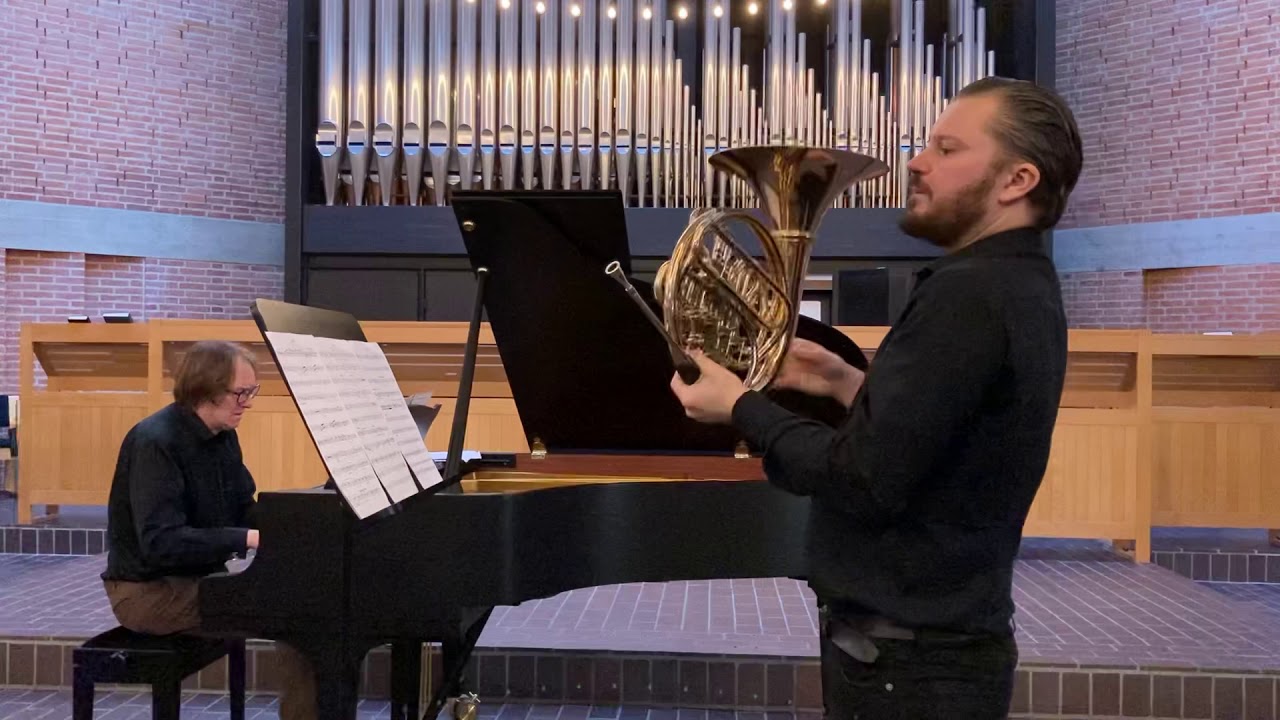 Paul Dukas Villanelle for Horn and Piano