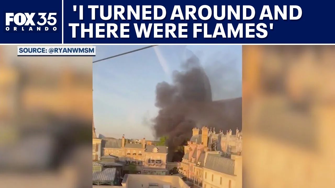 Disney World evacuated after EPCOT fire: 'I turned around and there were flames'