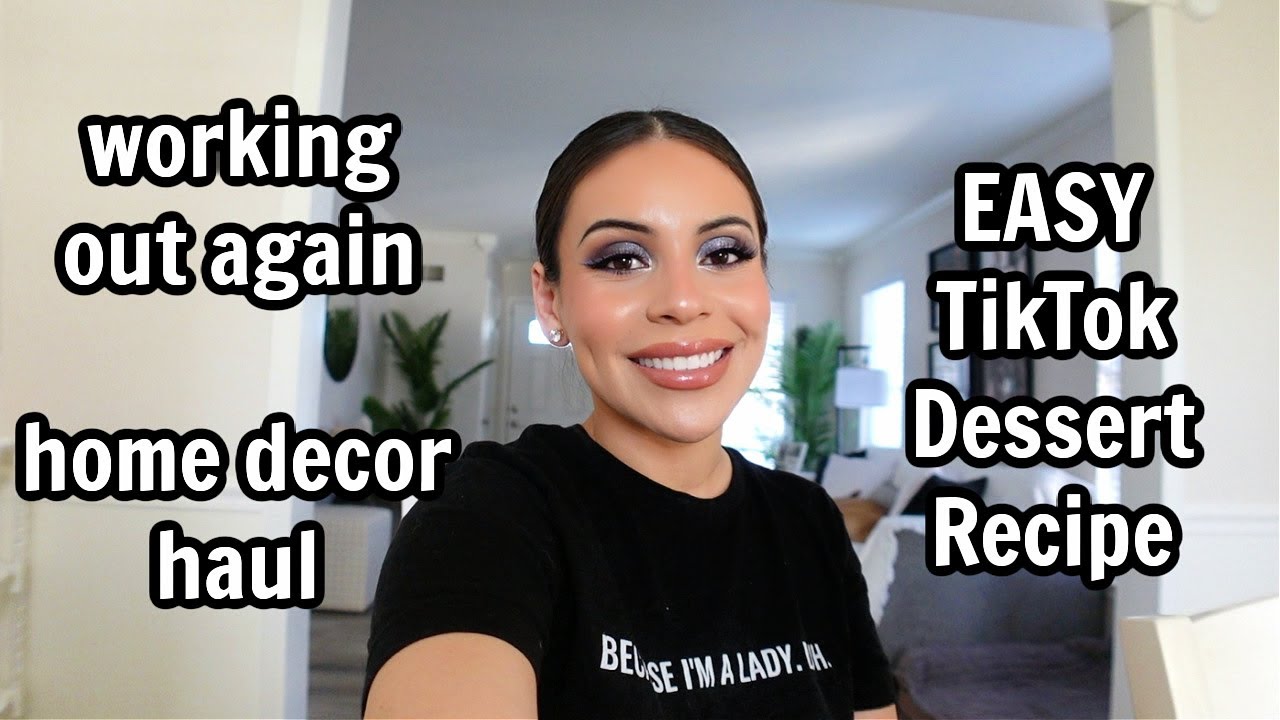 LET'S HANG OUT 👯‍♀️ Workout with me, Amazon Home Decor Haul, Easy TikTok Dessert & More!