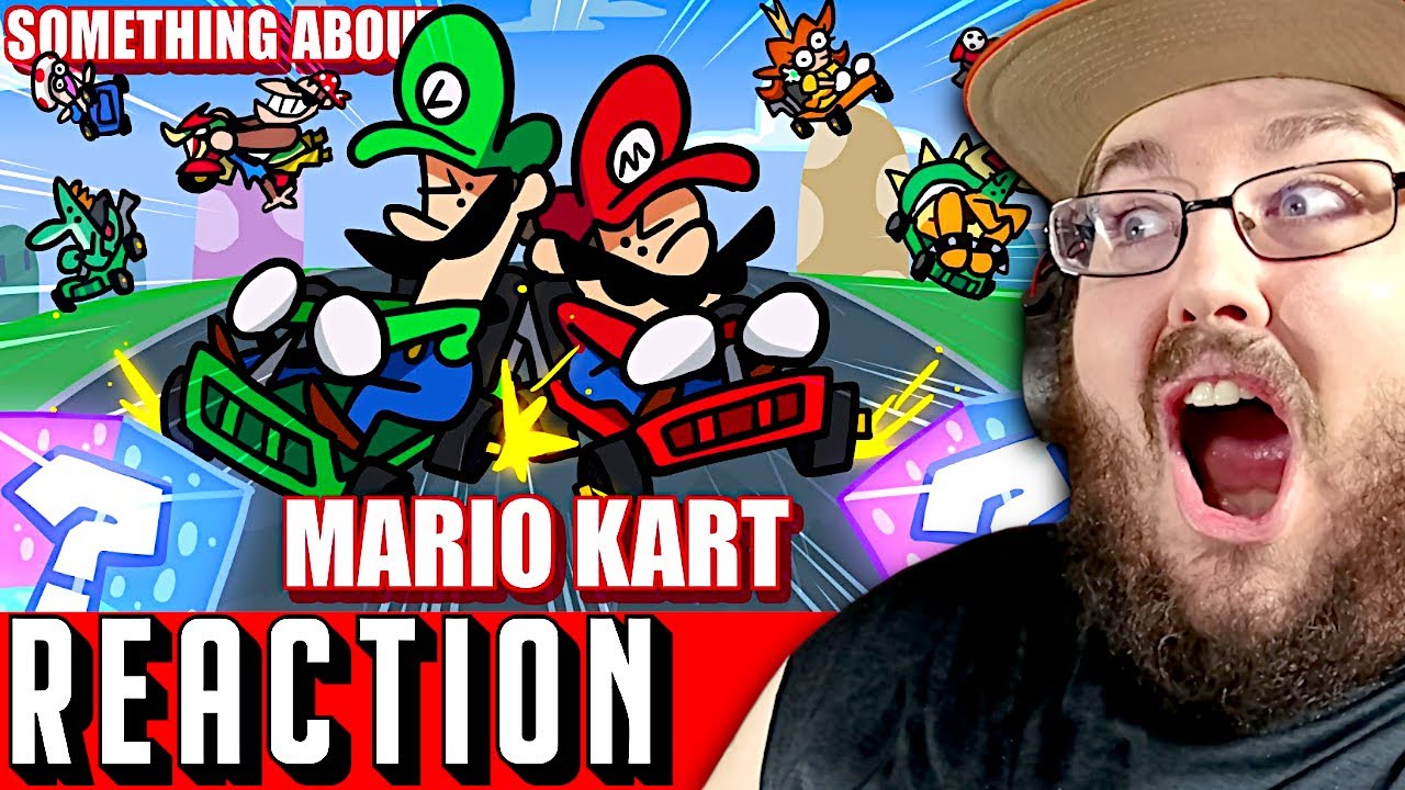 Something About Mario Kart ANIMATED 🚗🍄🍄🍄🐢 REACTION!!!