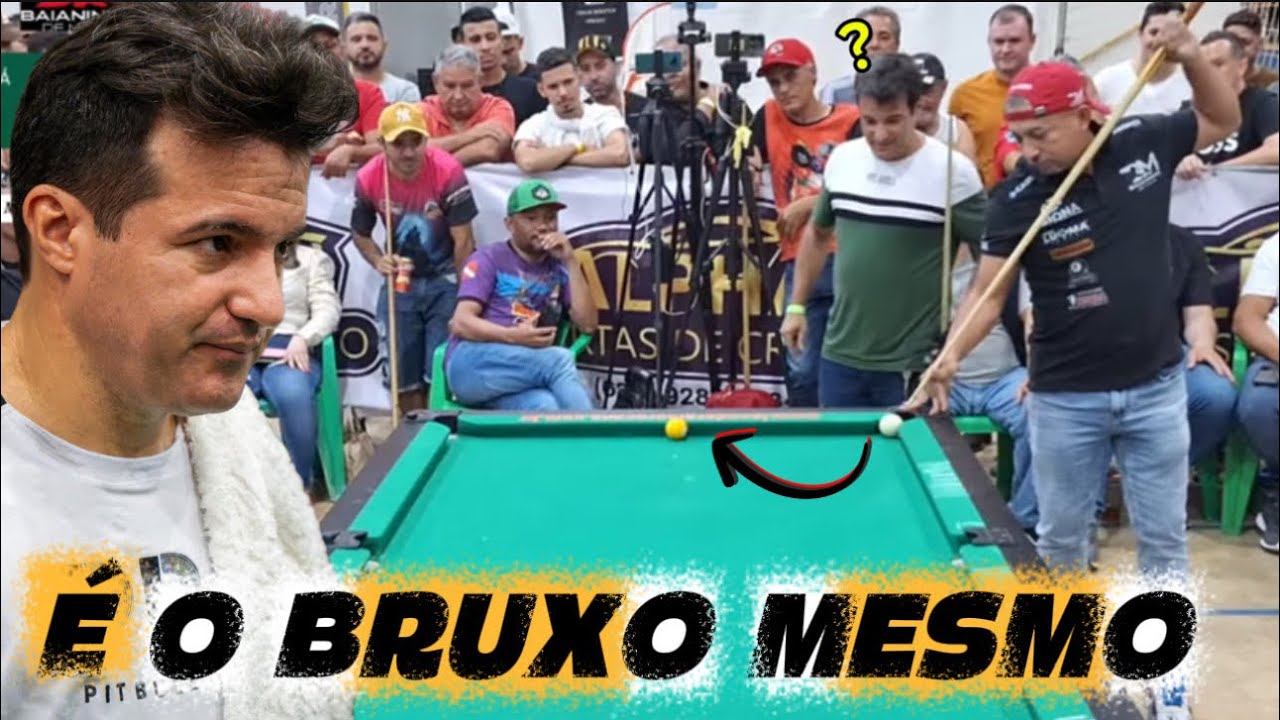 FOI INACREDITÁVEL O QUE ACONTECEU NESSE JOGO ENTRE BAIANINHO X COBRINHA #sinuca