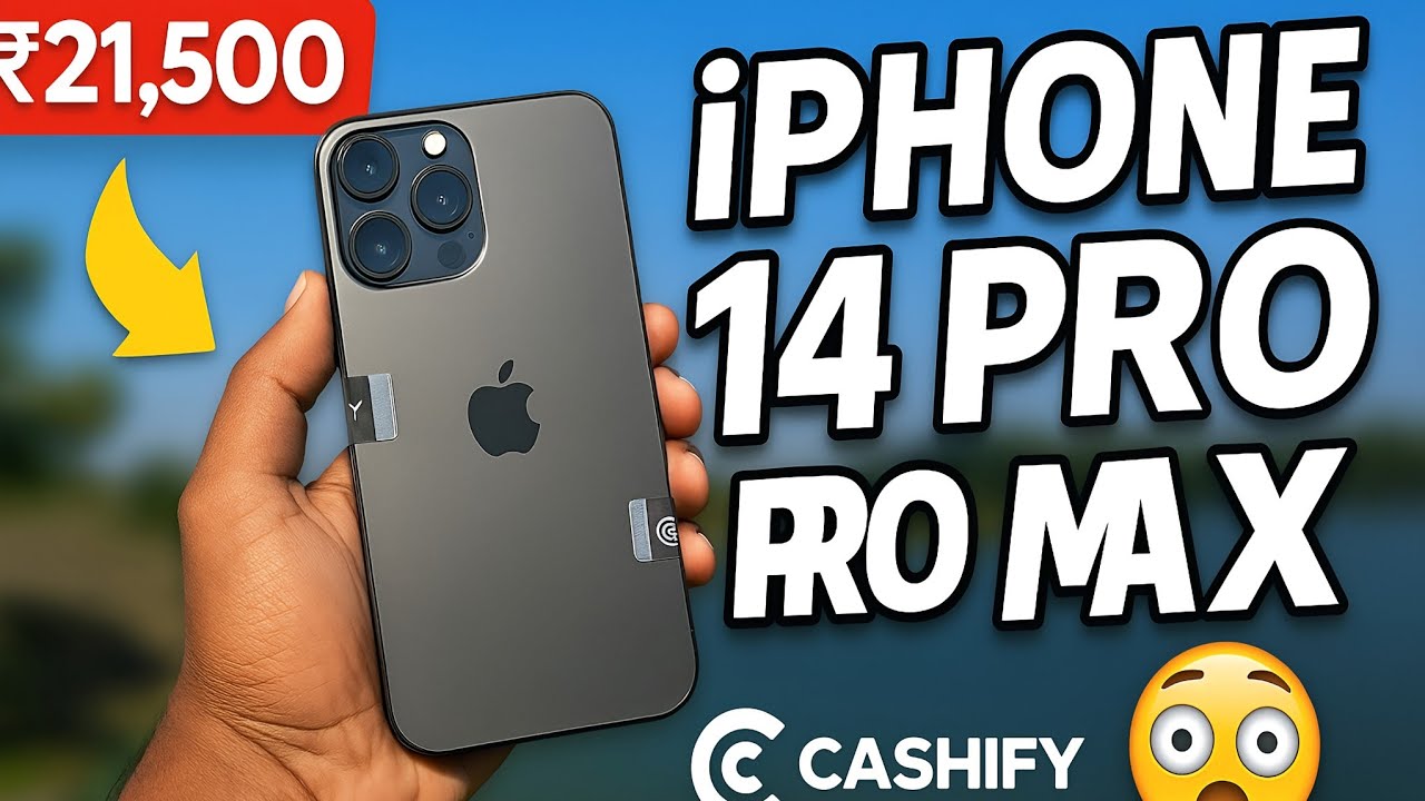 iPhone 14 pro Max 》₹21,500 🤯 From Cashify Grade E 🤔