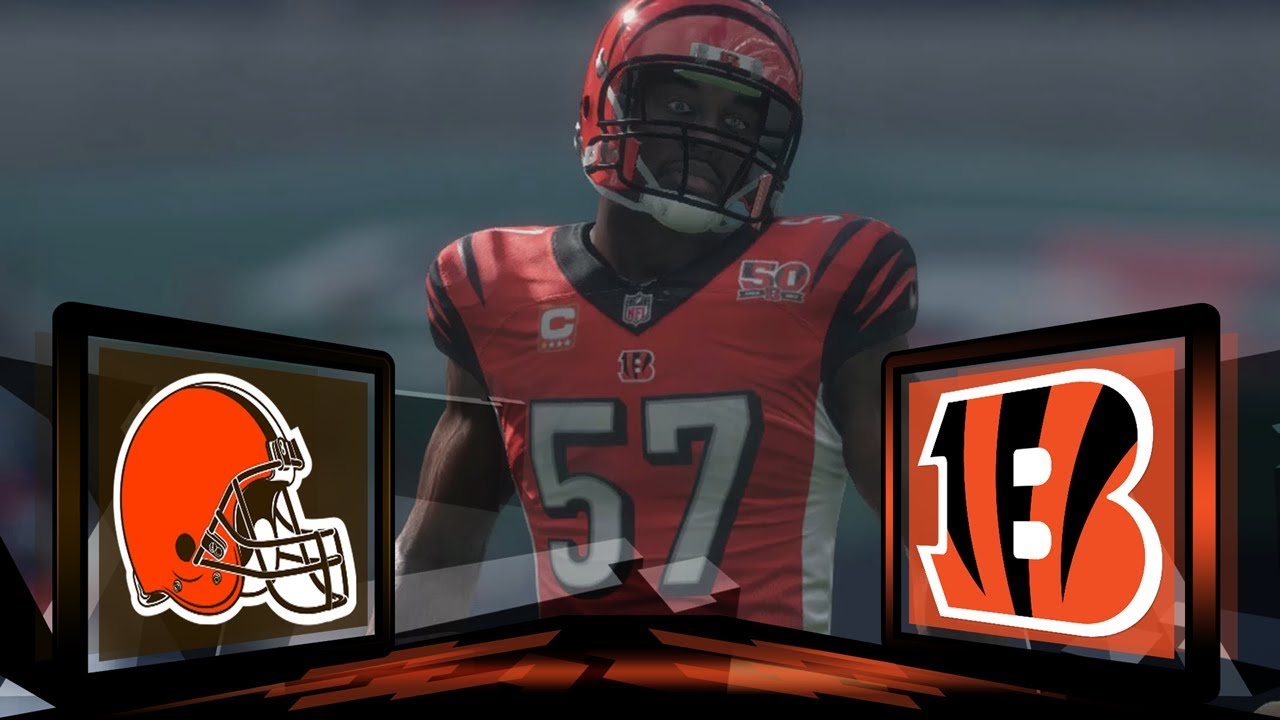 Madden NFL 18 Cincinnati Bengals Franchise- Year 1 Week 12 vs Cleveland Browns