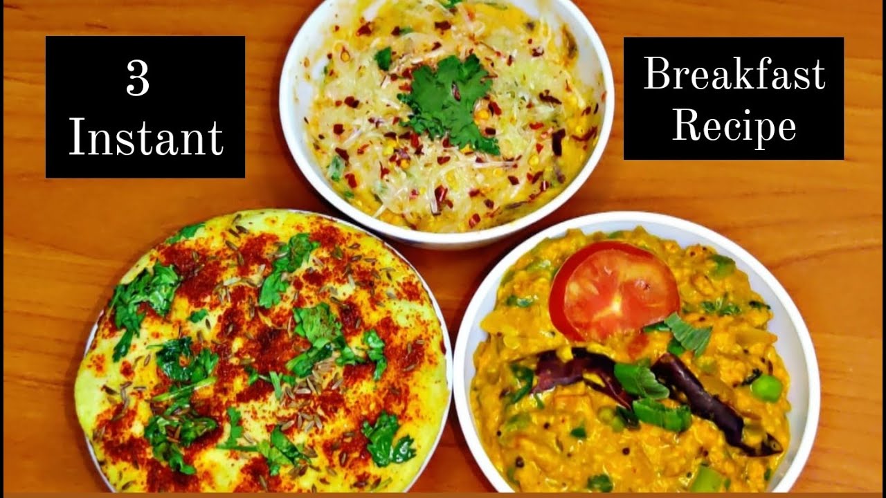 3 INSTANT BREAKFAST RECIPE IN MICROWAVE| MICROWAVE RECIPE