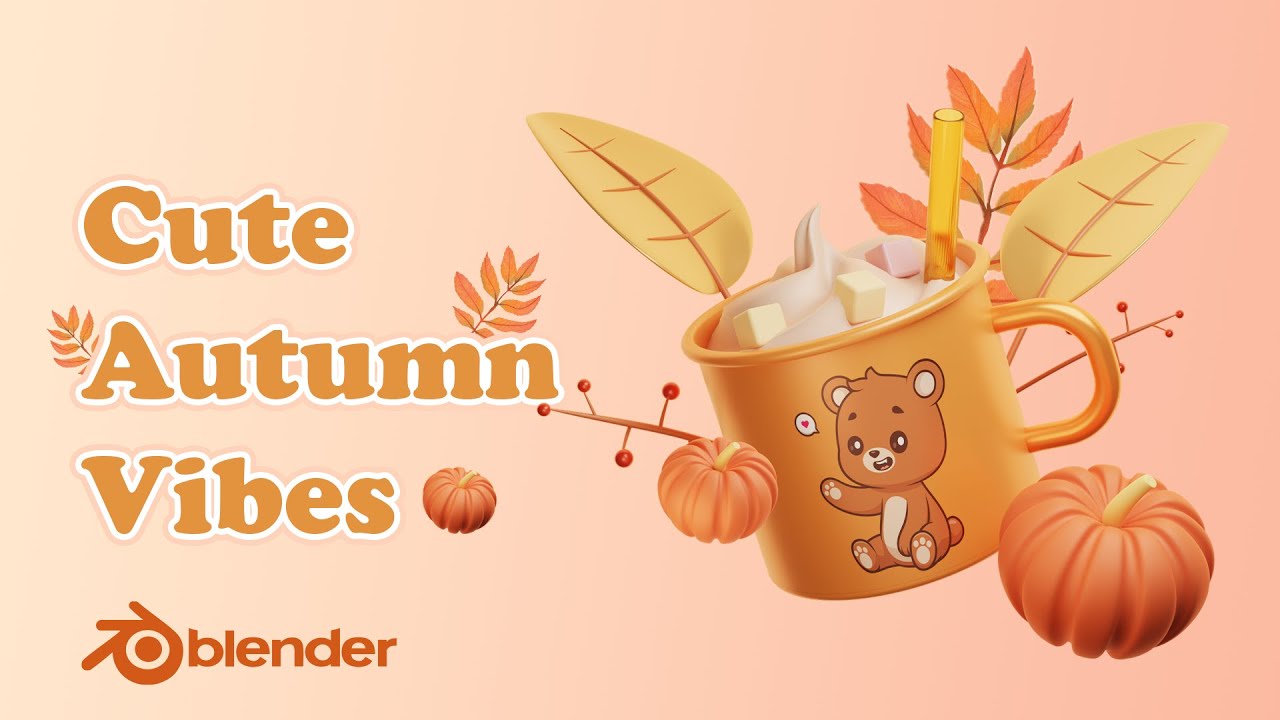 Create a Cozy Autumn Mug in Blender – Perfect Beginner's Guide!