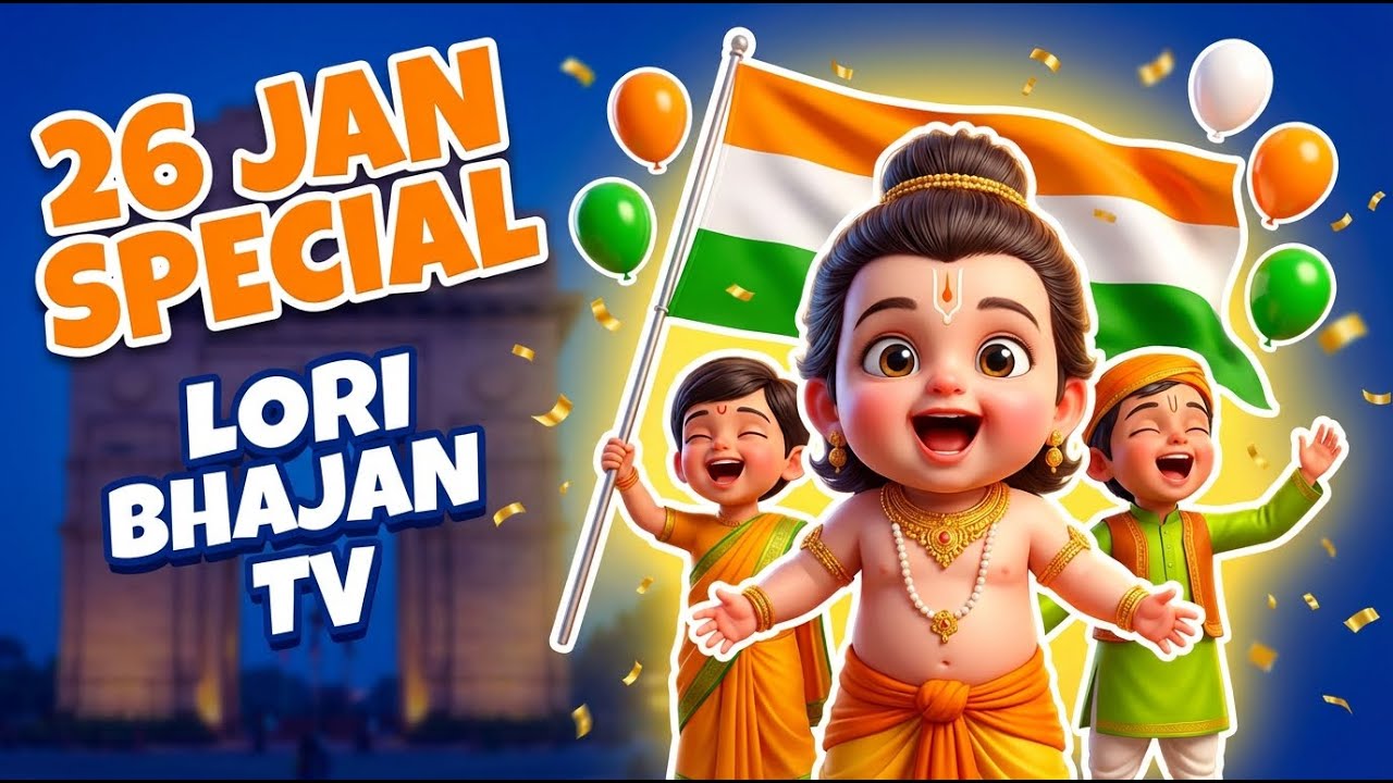 Little Stars Sing Beautiful Ram Bhajan | 26 January Special | 26 January kids song 🚩