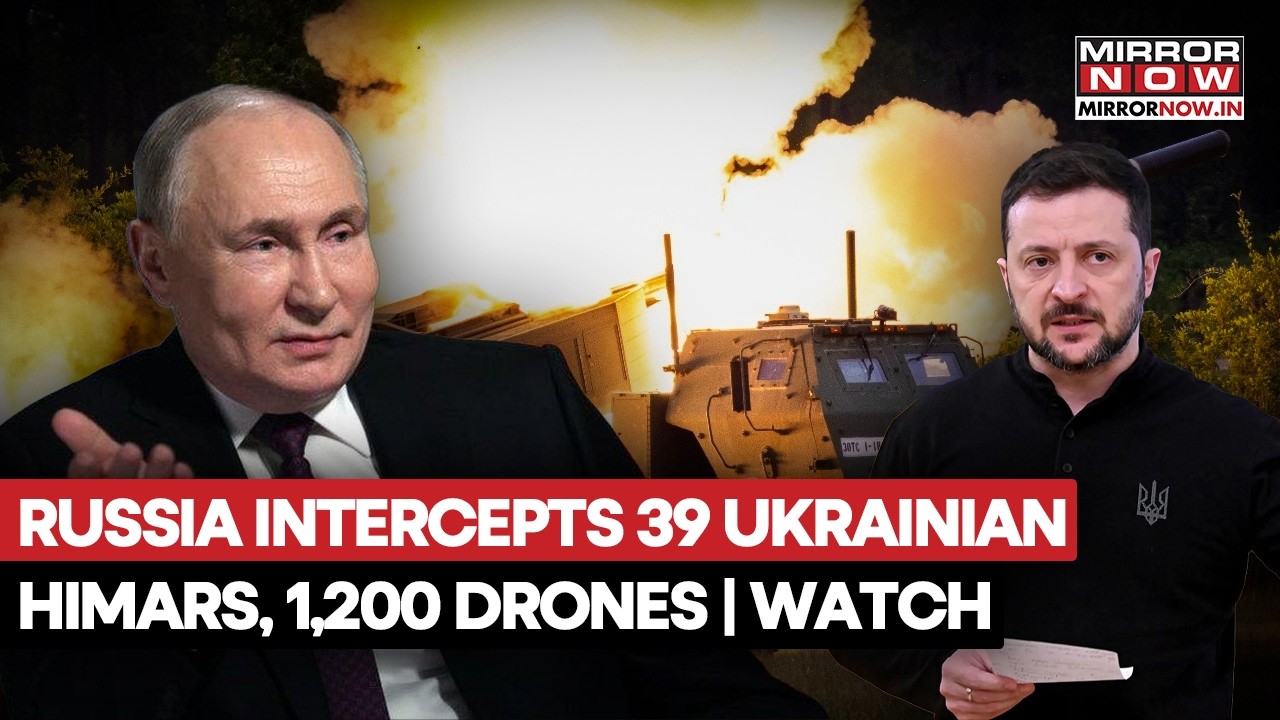 Russian Air Defenses Intercept 39 Himars, Cruise Missiles, 1,200 Ukrainian Drones | Watch