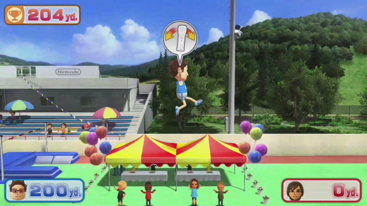 Mii Vaulters 204yds... again