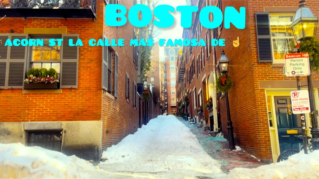 VAMOS a CONOCER TURISTEAR recorrer la CALLE más FAMOSA de la ciudad de BOSTON MASSACHUSETTS EEUU 