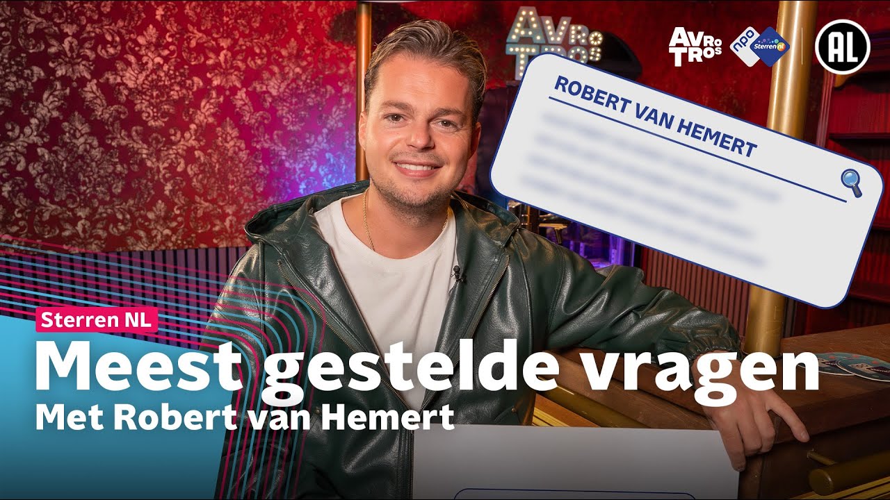 Gaan Mart en Robert samen de studio in? 🤔| Meest gestelde vragen met Robert van Hemert // Sterren NL