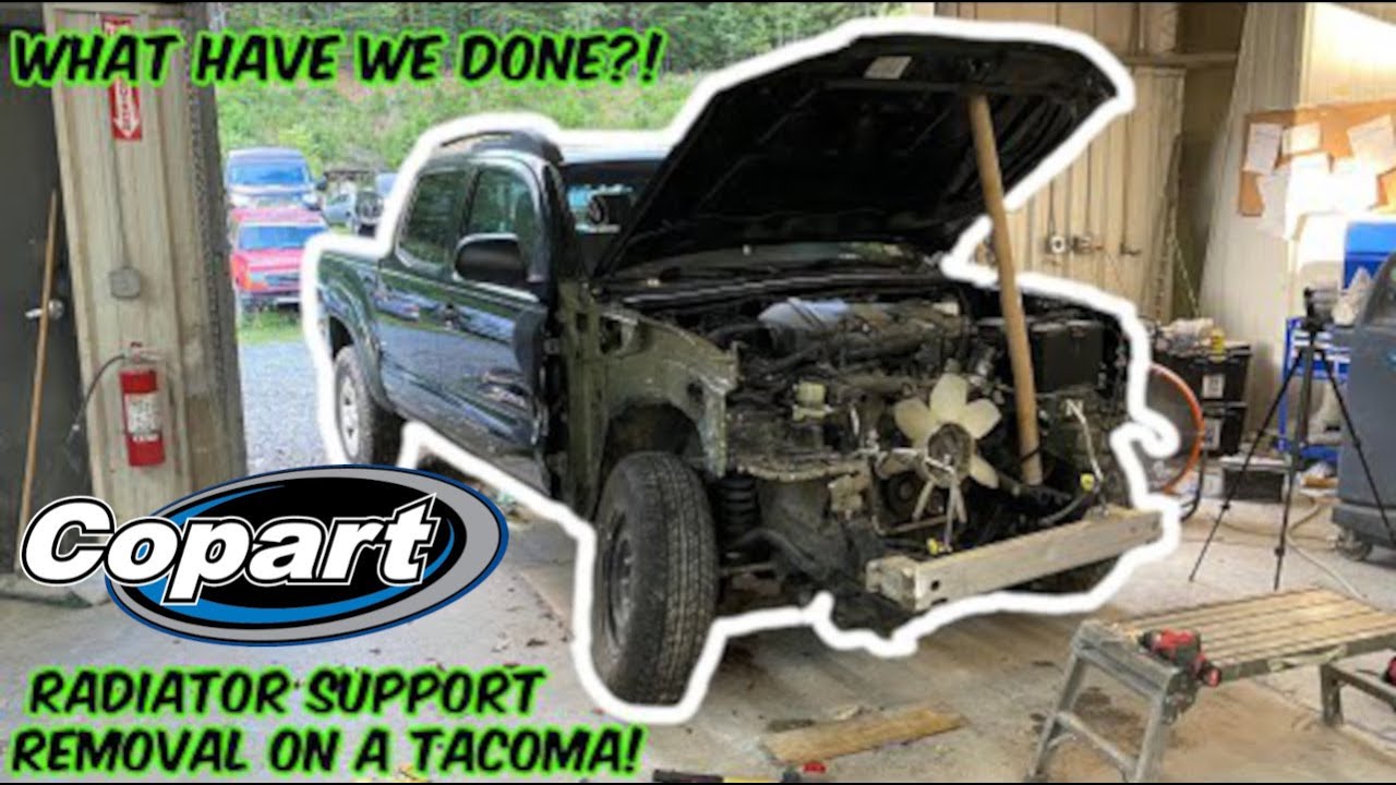 Rebuilding a Wrecked Toyota Tacoma from Copart | PART 2
