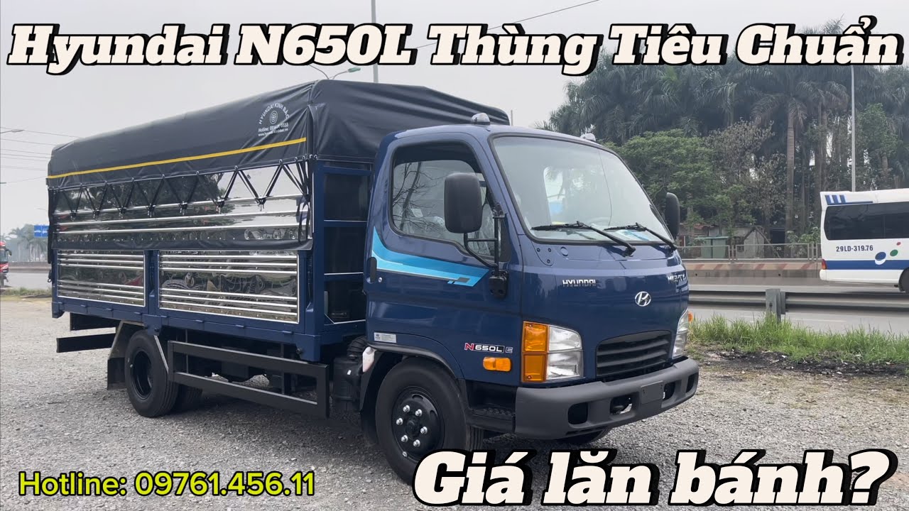 Xe Tải Hyundai N650L Thùng Bạt Tiêu Chuẩn/ Giá lăn bánh hyundai 3,5 Tấn? #N650l #hyundain650l