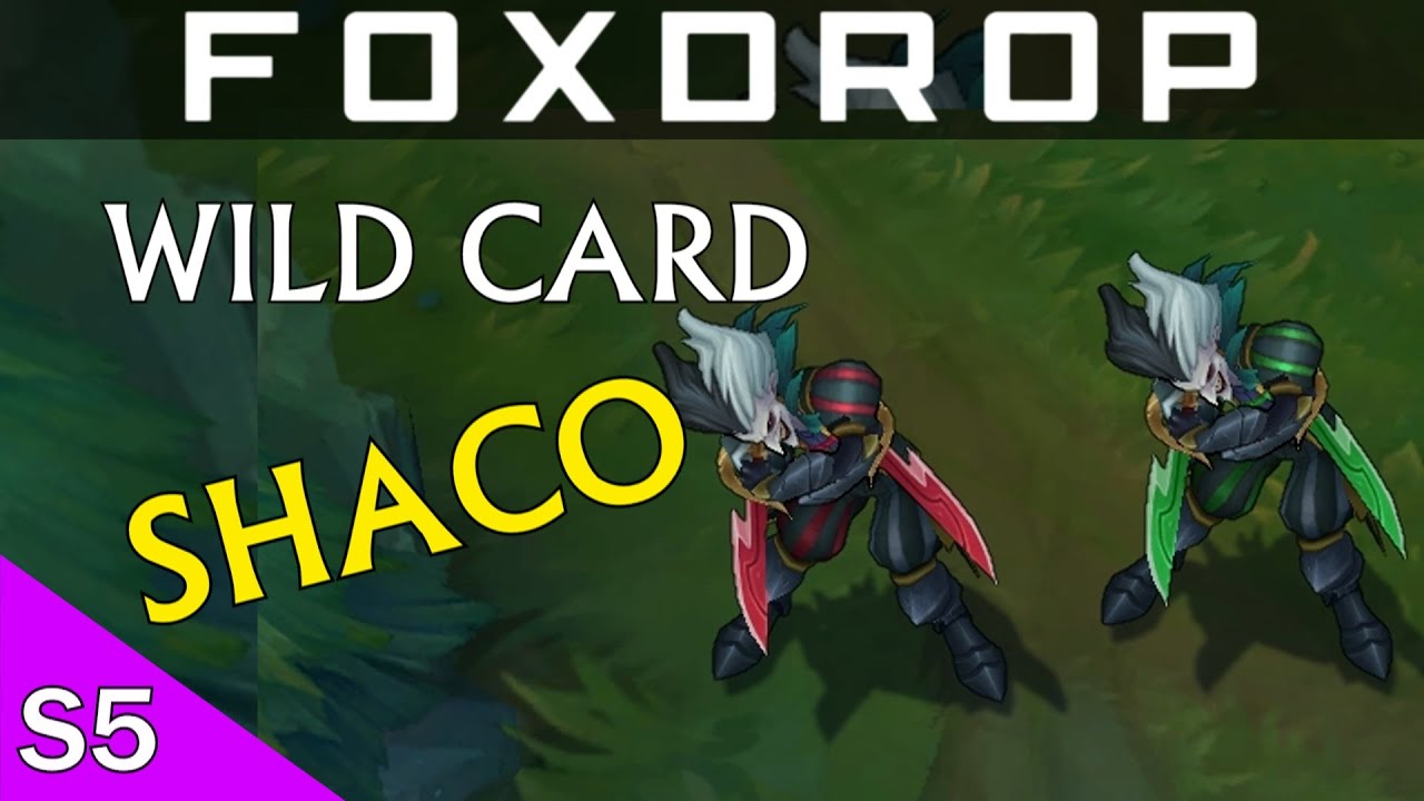 [PBE] New Skin! Wild Card Shaco Gameplay - League of Legends