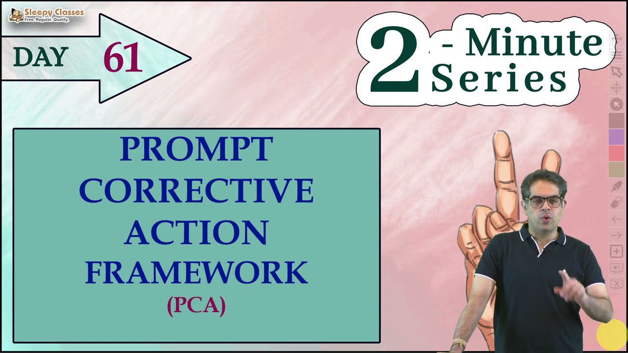 Prompt Corrective Action || PCA Framework || Economy 2-Minute || UPSC Prelims