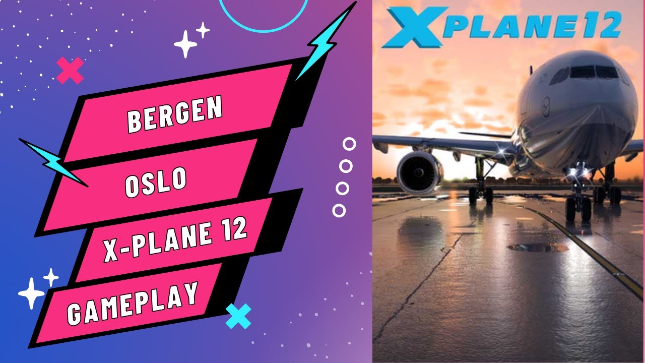 Bergen - Oslo Cirrus SF50 X-Plane 12
