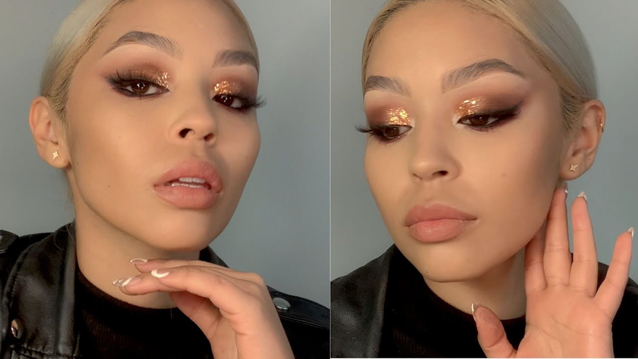 Maquillaje de graduación ♡ Café con dorado