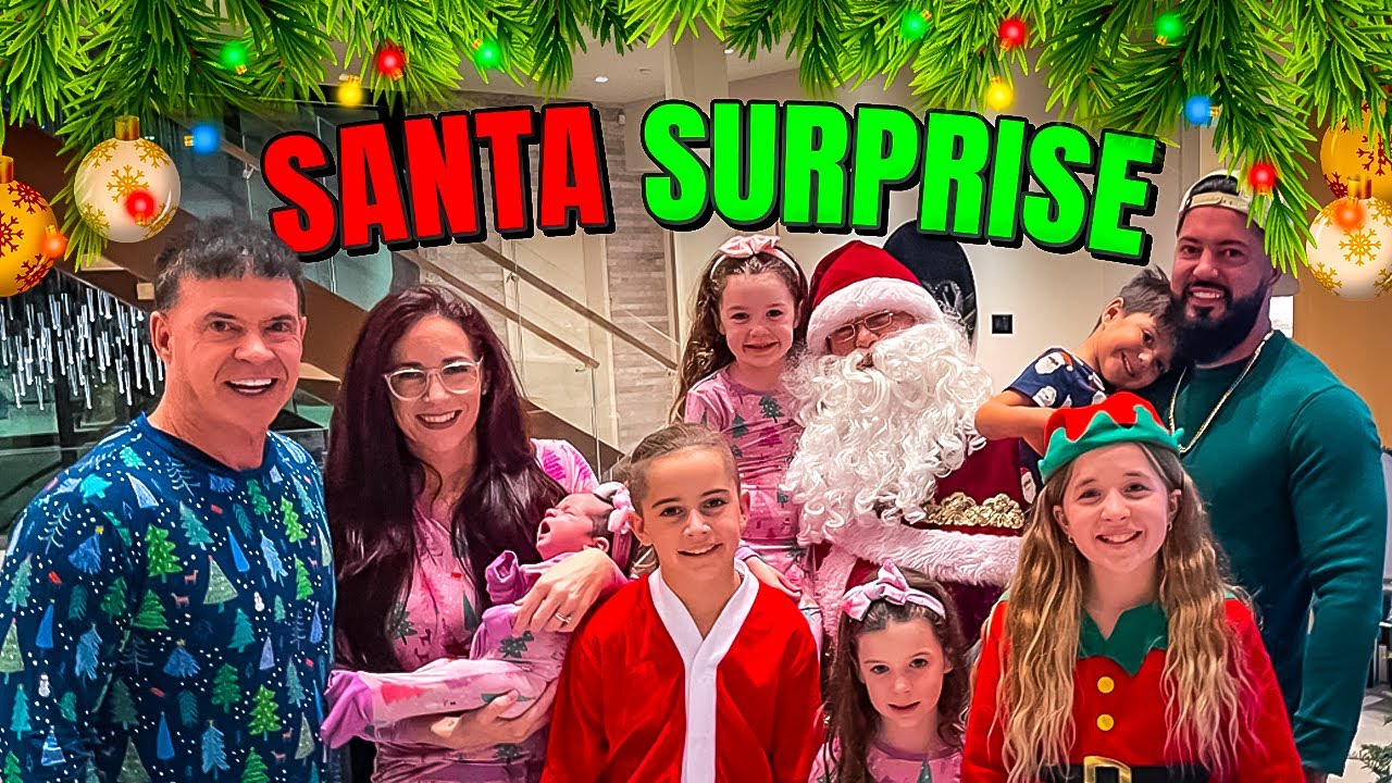 Santa Surprises the Owoc Family! 🎅🏽🎄 Merry Christmas 2023!