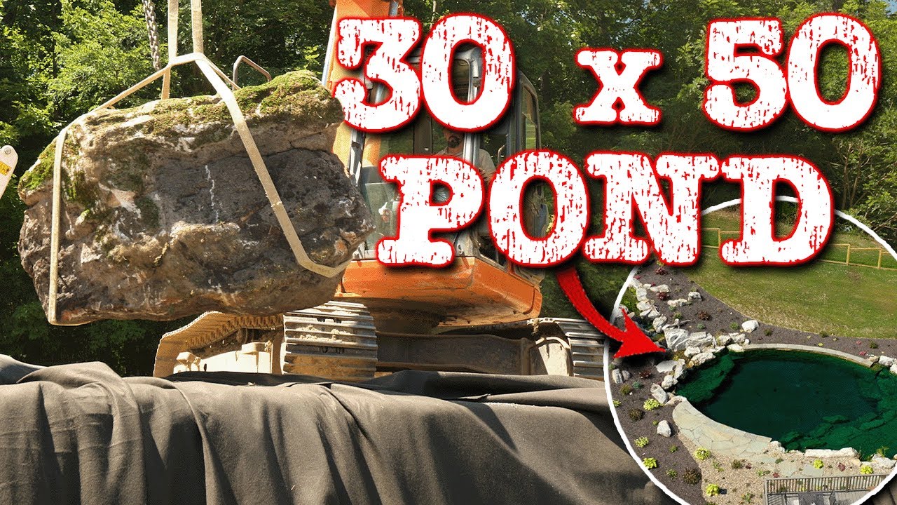 Epic Swim Pond Build Begins: 30x50 ft Pond Install | Part 1