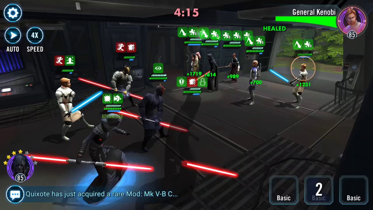 SWGOH Arena  :  Krey (Zaul) vs. Linndo Calrisson (Rex)