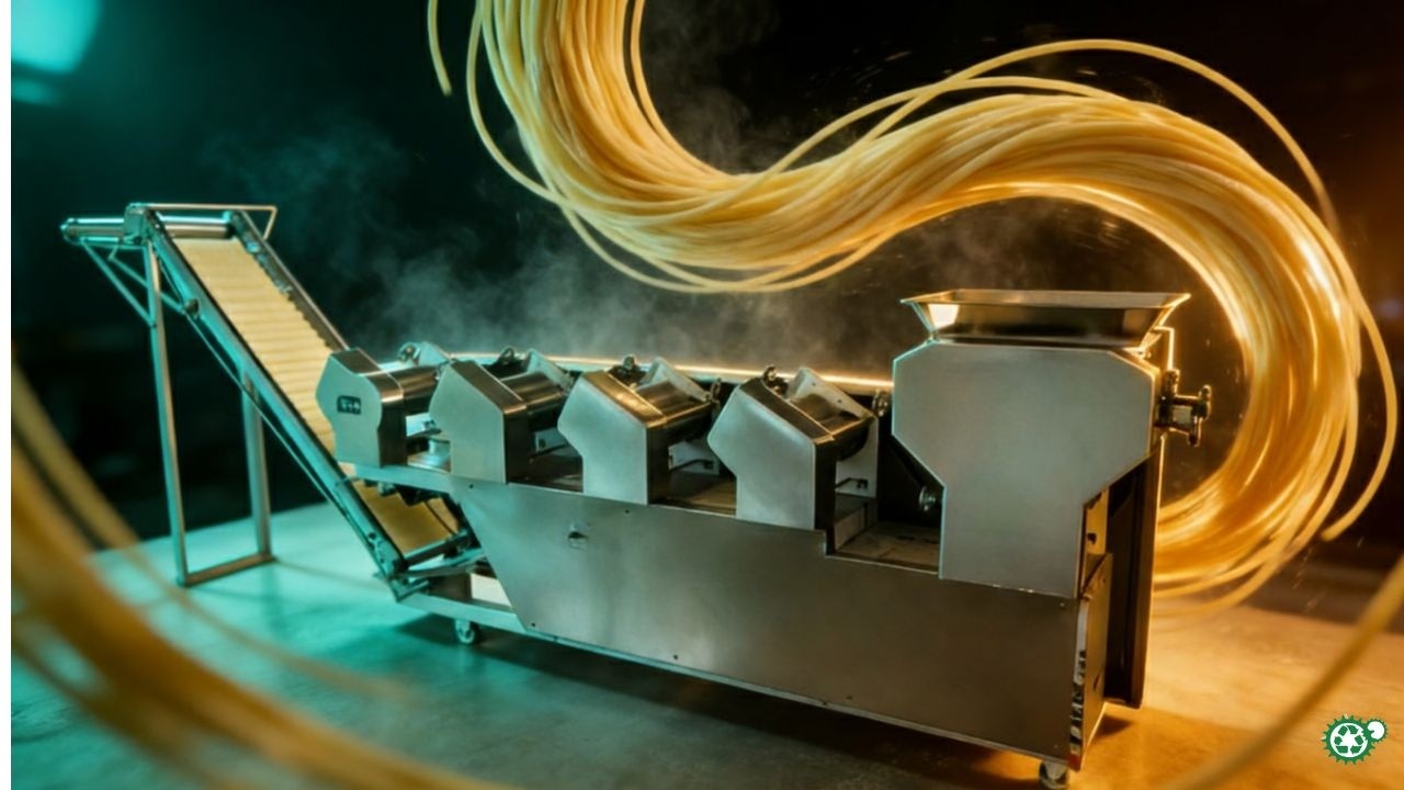 Ligne de production automatique de spaghetti Ligne de production de linguine Ligne de production de