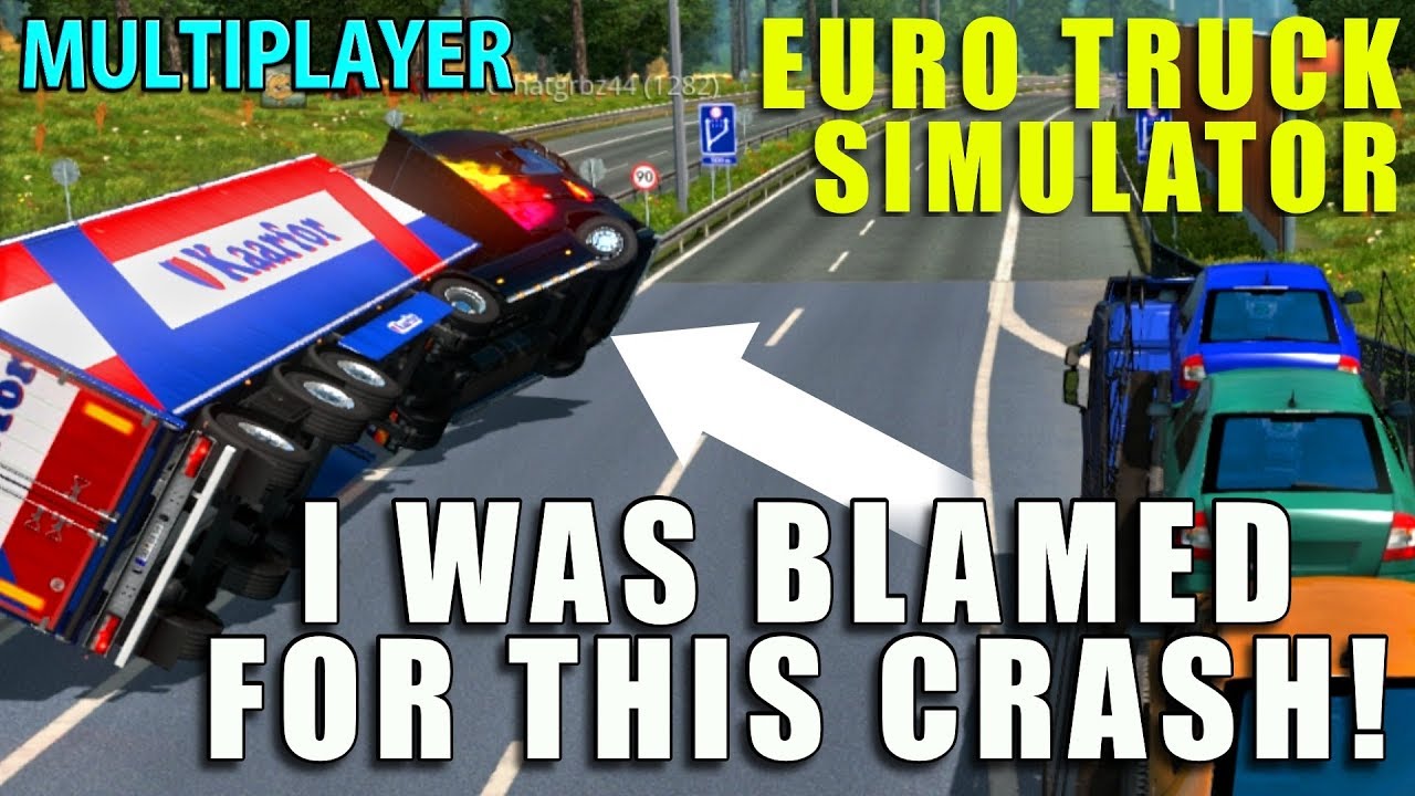 МЕНЯ ОБВИНИЛИ В ЭТОЙ АВАРИИ!! Что вы думаете? - Euro Truck Simulator 2