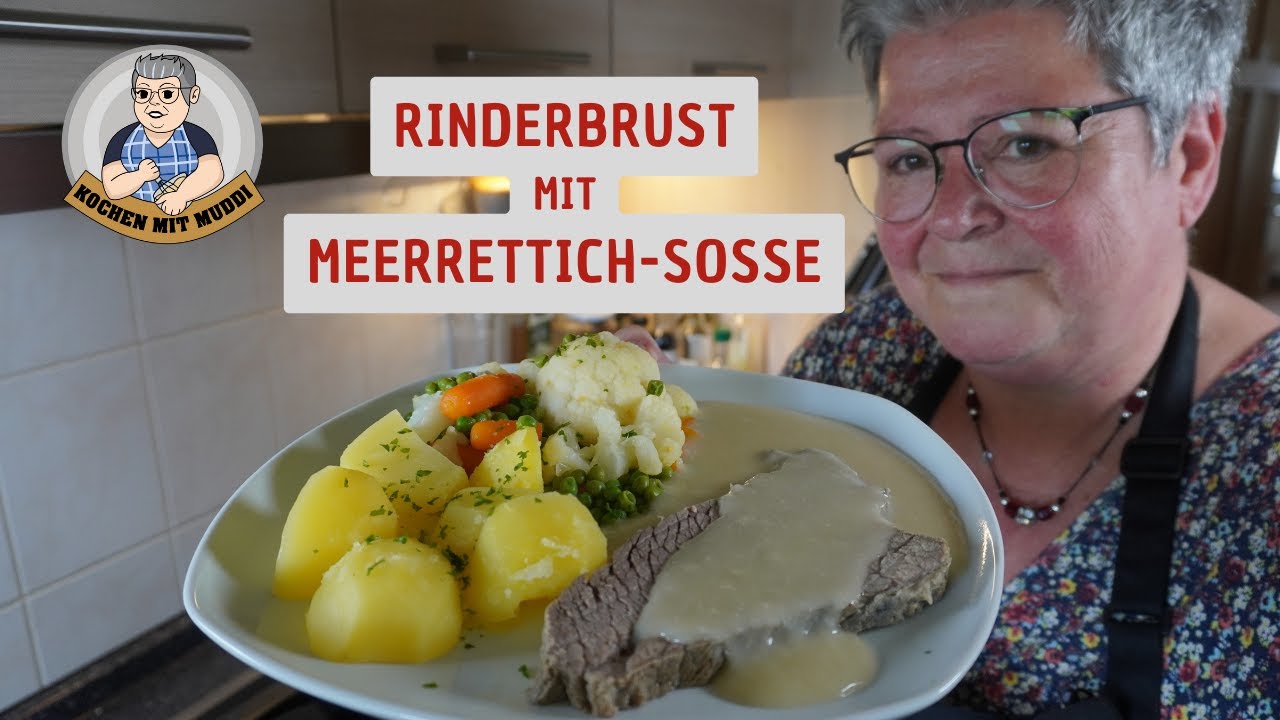 Rinderbrust mit Meerrettich-Soße