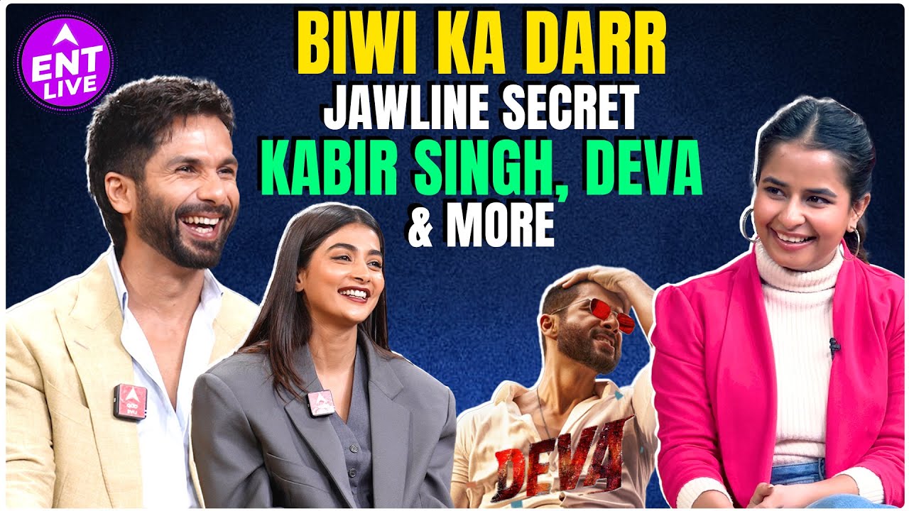 Shahid Kapoor & Pooja Hegde on Deva, Jawline Secret, Mafia Attitude, Jab we Met, Imtiaz Ali & more