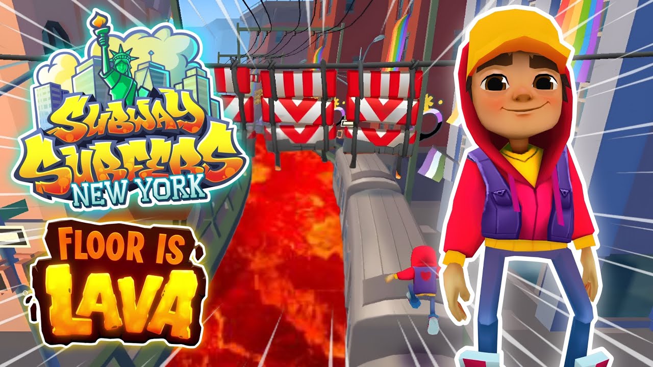 SUBWAY SURFERS NEW FLOOR IS LAVA - NO FLOOR CHALLENGE IN NEW YORK 2023!!!