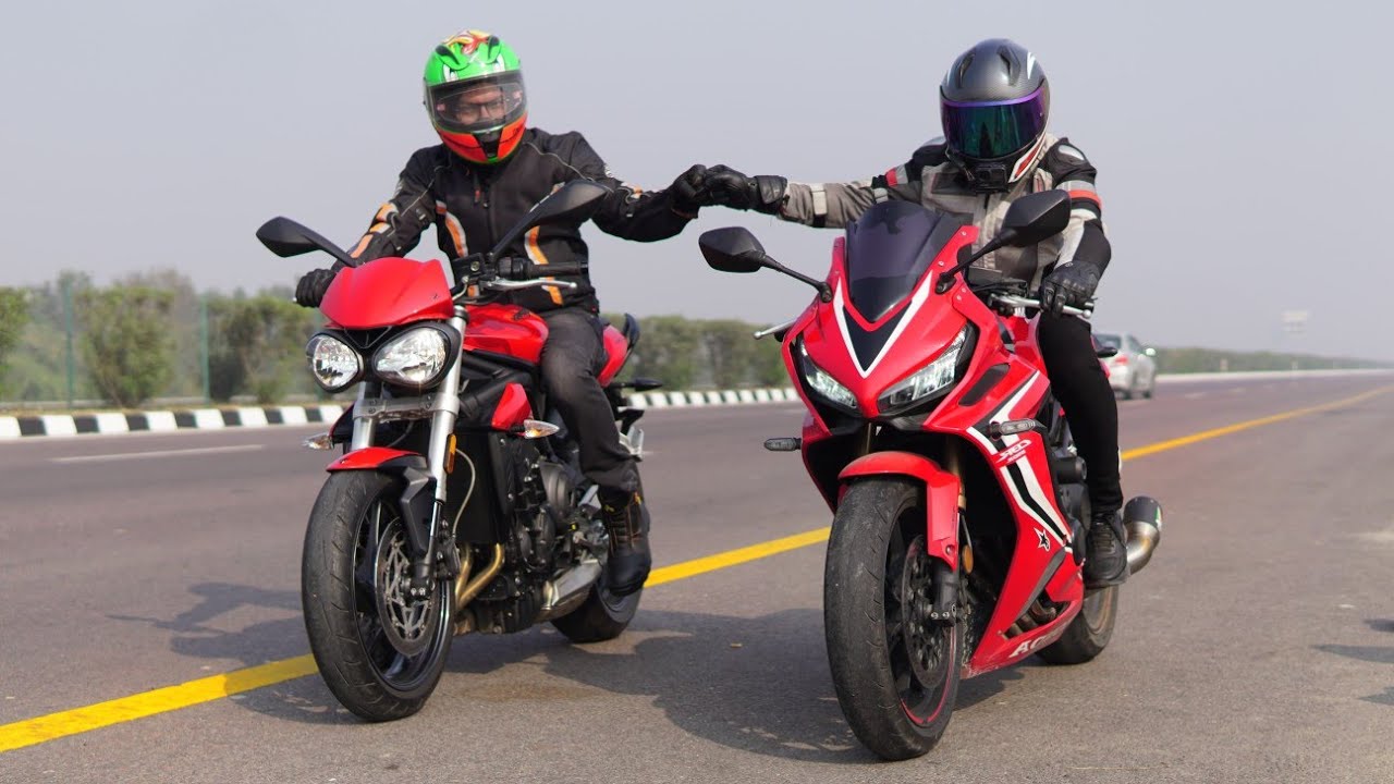 CBR 650R VS STREET TRIPLE S | Hitting the Limiter!
