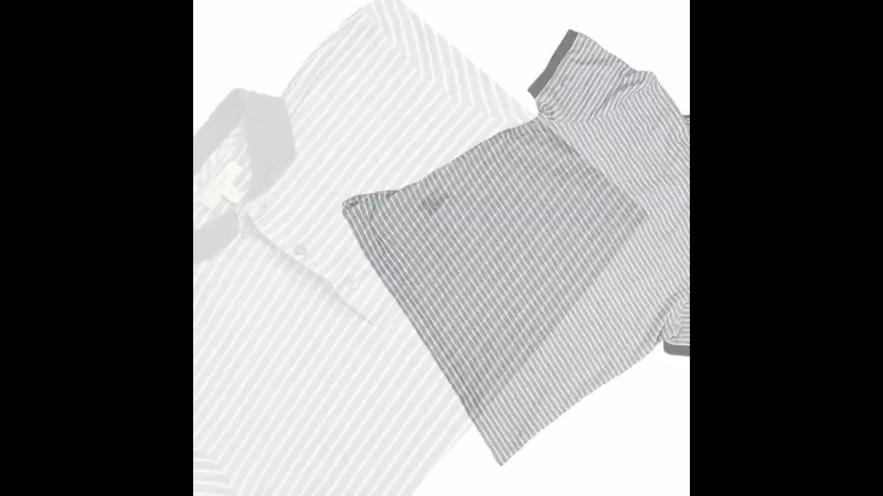 Youth Large Burberry London Polo Shirt - Classic Black & Tan Stripes