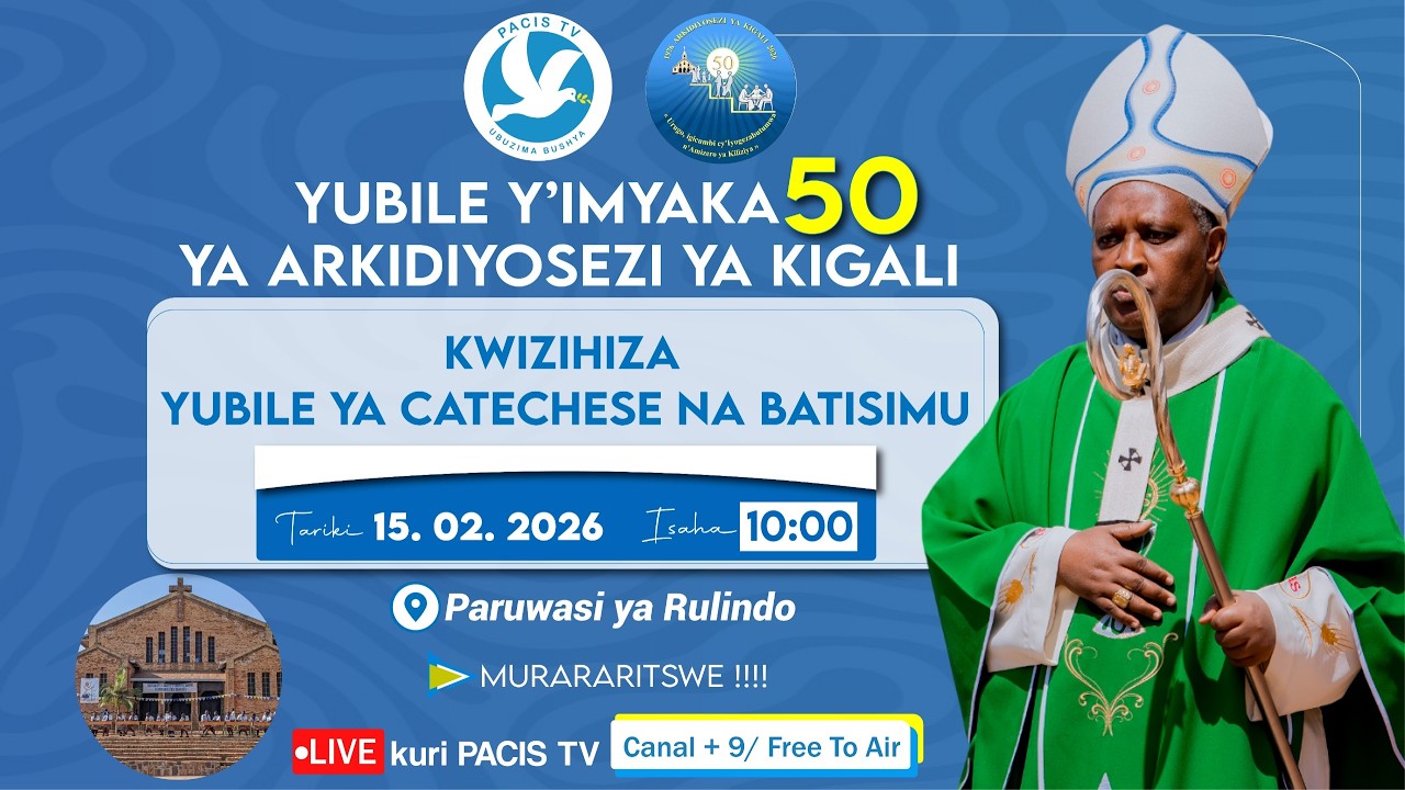 KWIZIHIZA YUBILE YA CATECHESE NA BATISIMU PARUWASI YA RULINDO