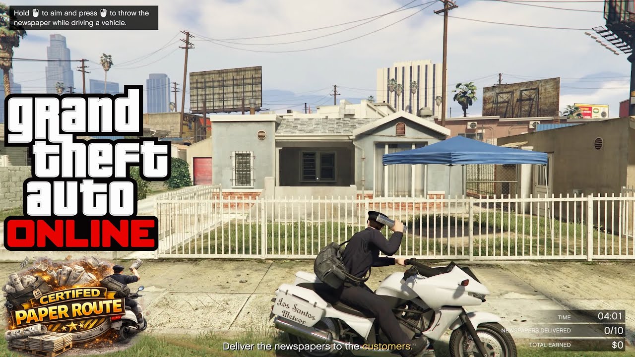 How to Start the NEW Paper Route Job in GTA Online