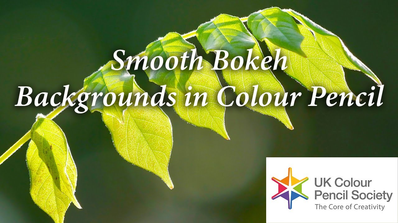 Smooth Bokeh Backgrounds in Colour Pencil