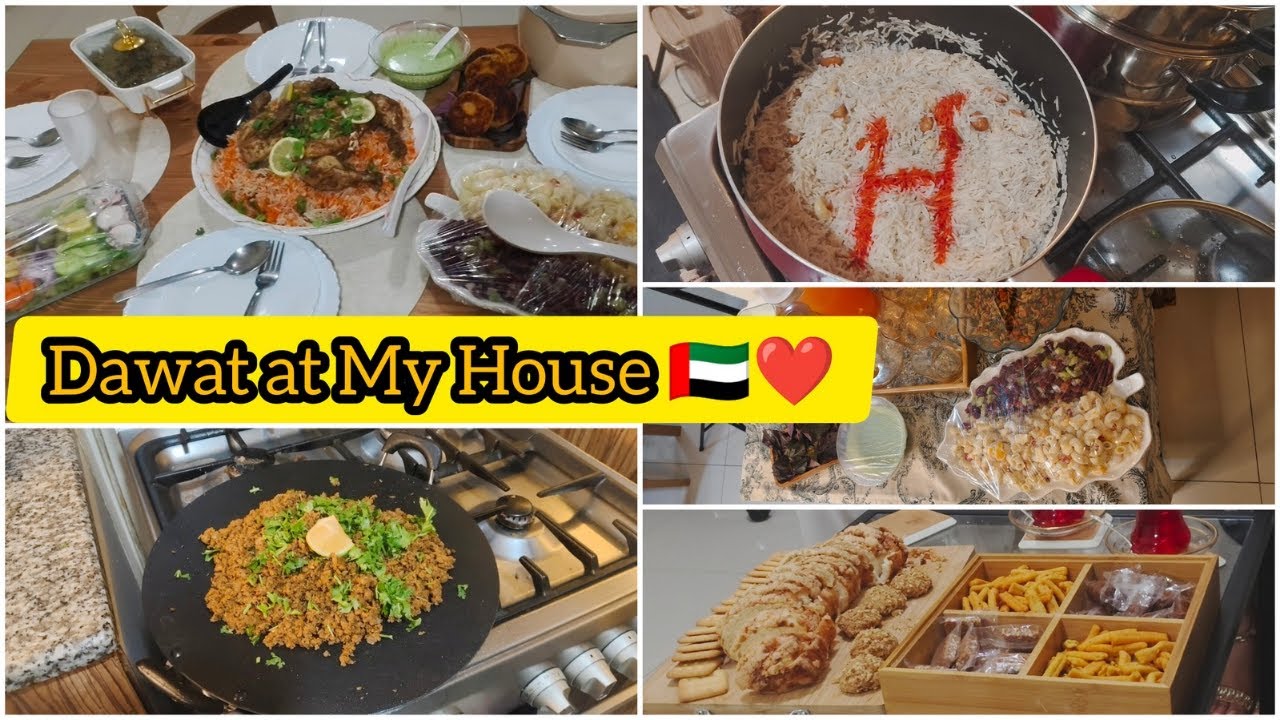 Ghar my ay Khas Mehman 🤩10 Dawat Recipes Which I Made in Few Hours 🤤🤍🇦🇪