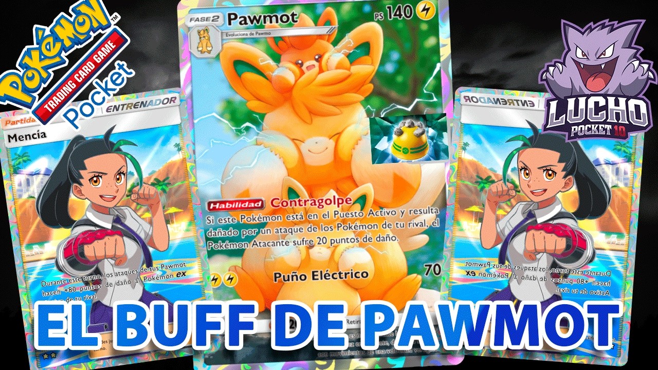 ¡OLVÍDATE DEL NUEVO! EL BUFF DEL PAWMOT CON HABILIDAD GRACIAS A MENCIA en POKEMON TCG POCKET