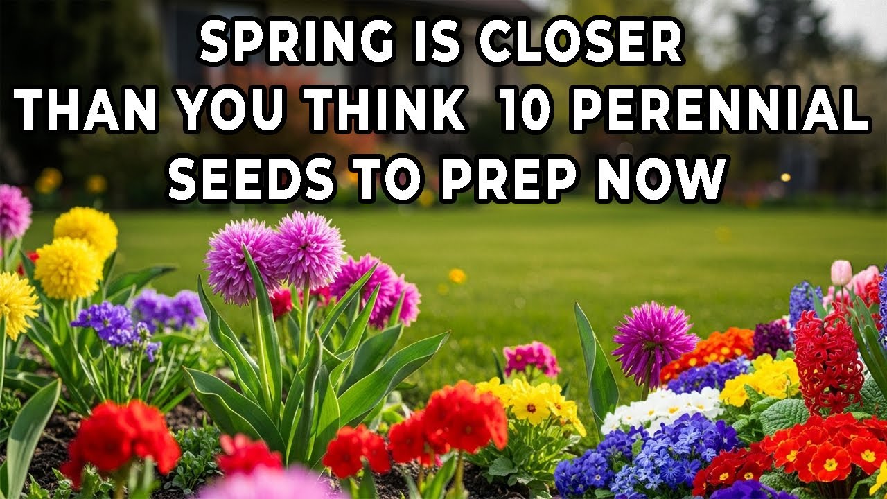 Spring Is Closer Than You Think 😱 10 Perennial Seeds to Prep Now