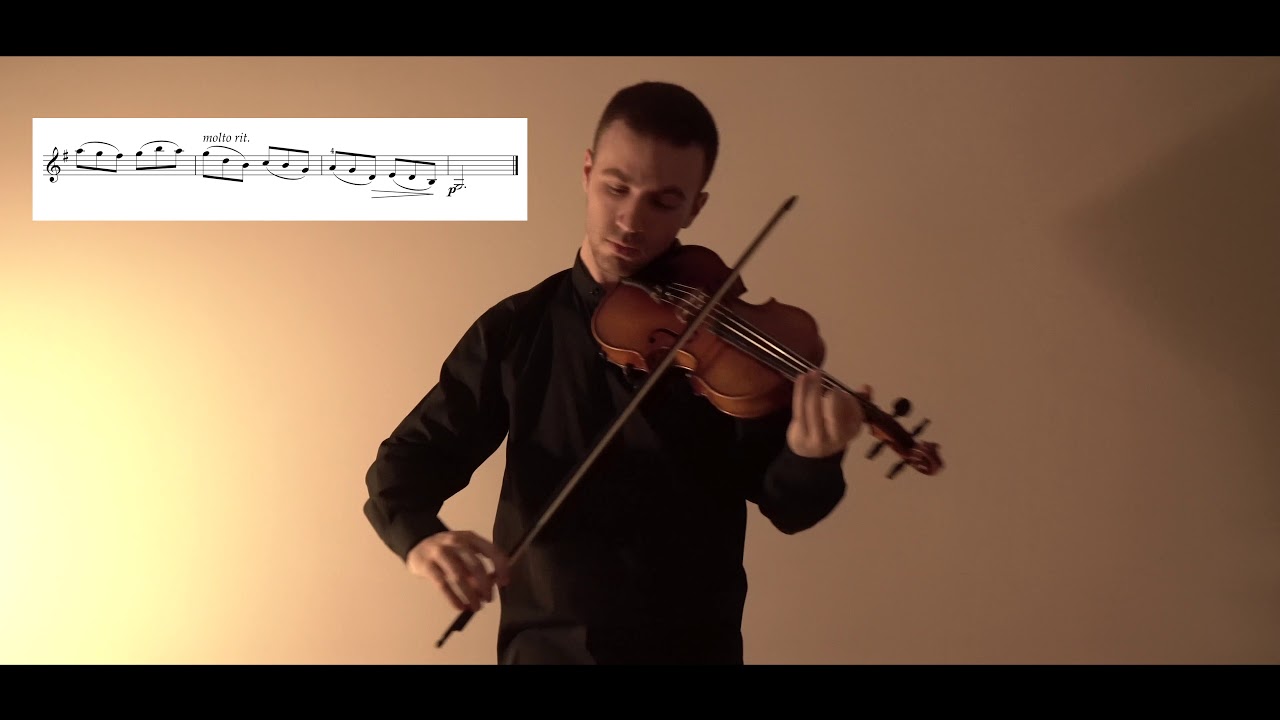 Rieding Violin Concerto in B Minor Op. 35 (II. Mov) Andante - Sefa Emre İlikli