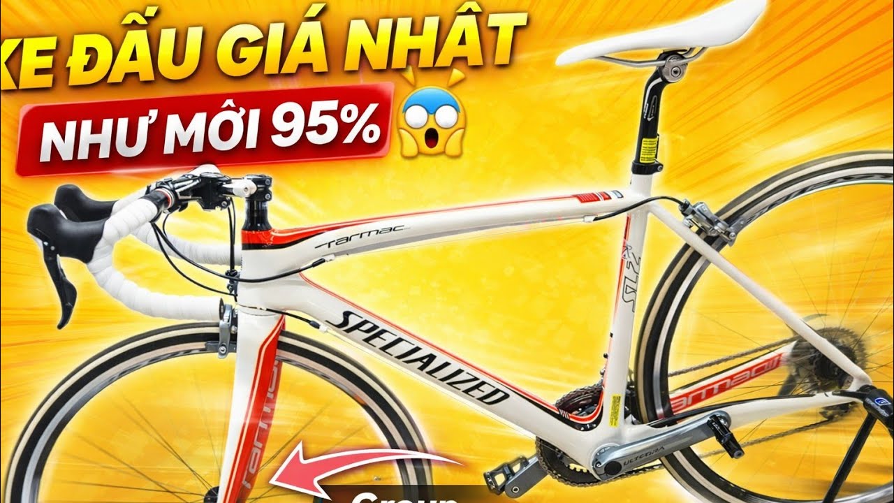 Потрясающий, настоящий карбоновый велосипед Specialized Tarmac. Состояние практически новое (99%)...
