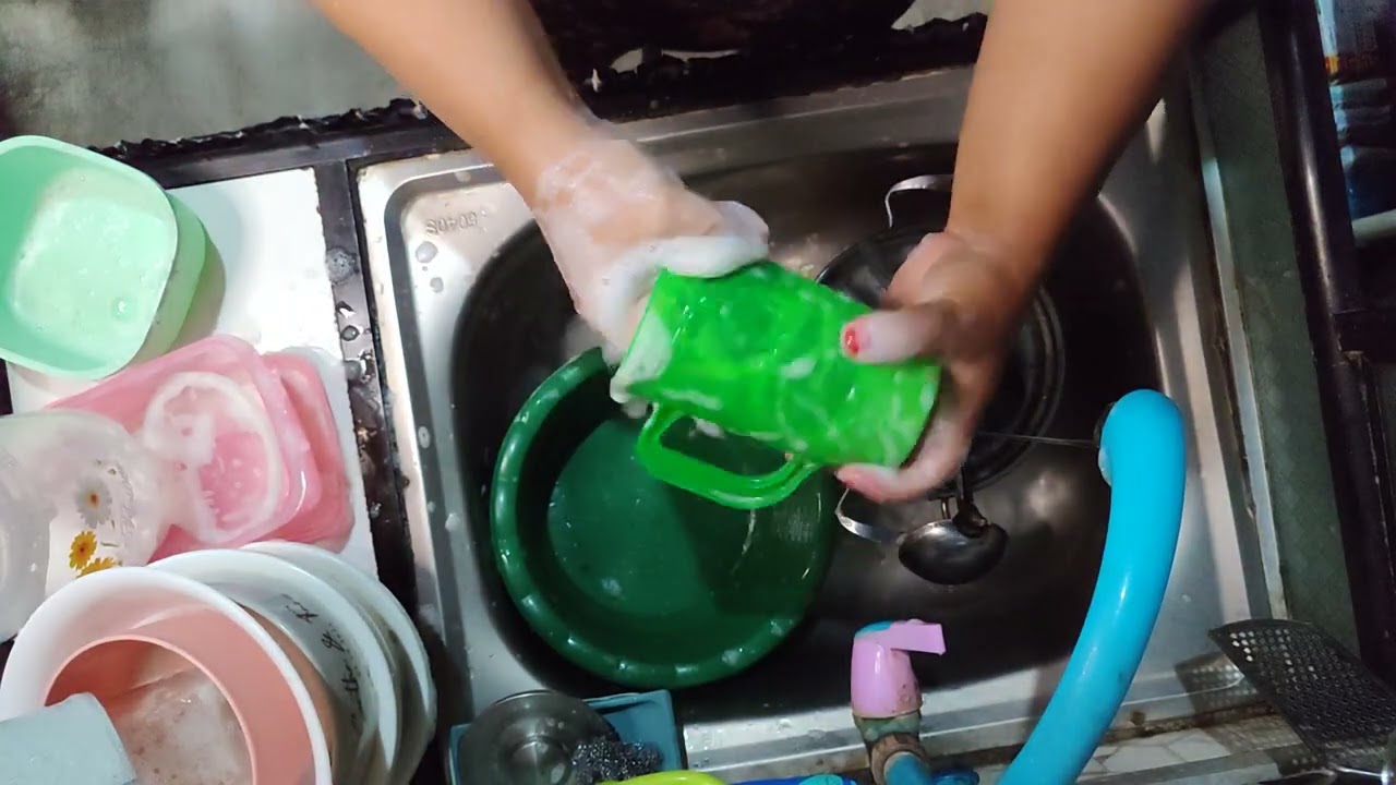 ASMR CUCI PIRING DAY 3