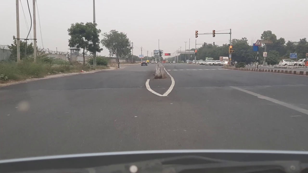 Dwarka Expressway Link Road Drive to NH-8 (Dwarka Side)