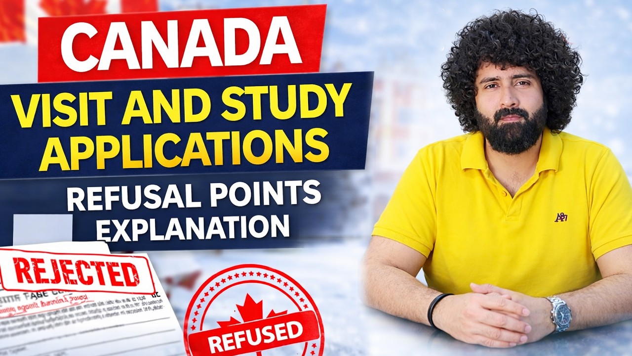 Canada Visit and Study Applications | Refusal Points Explanation | JK Immigration