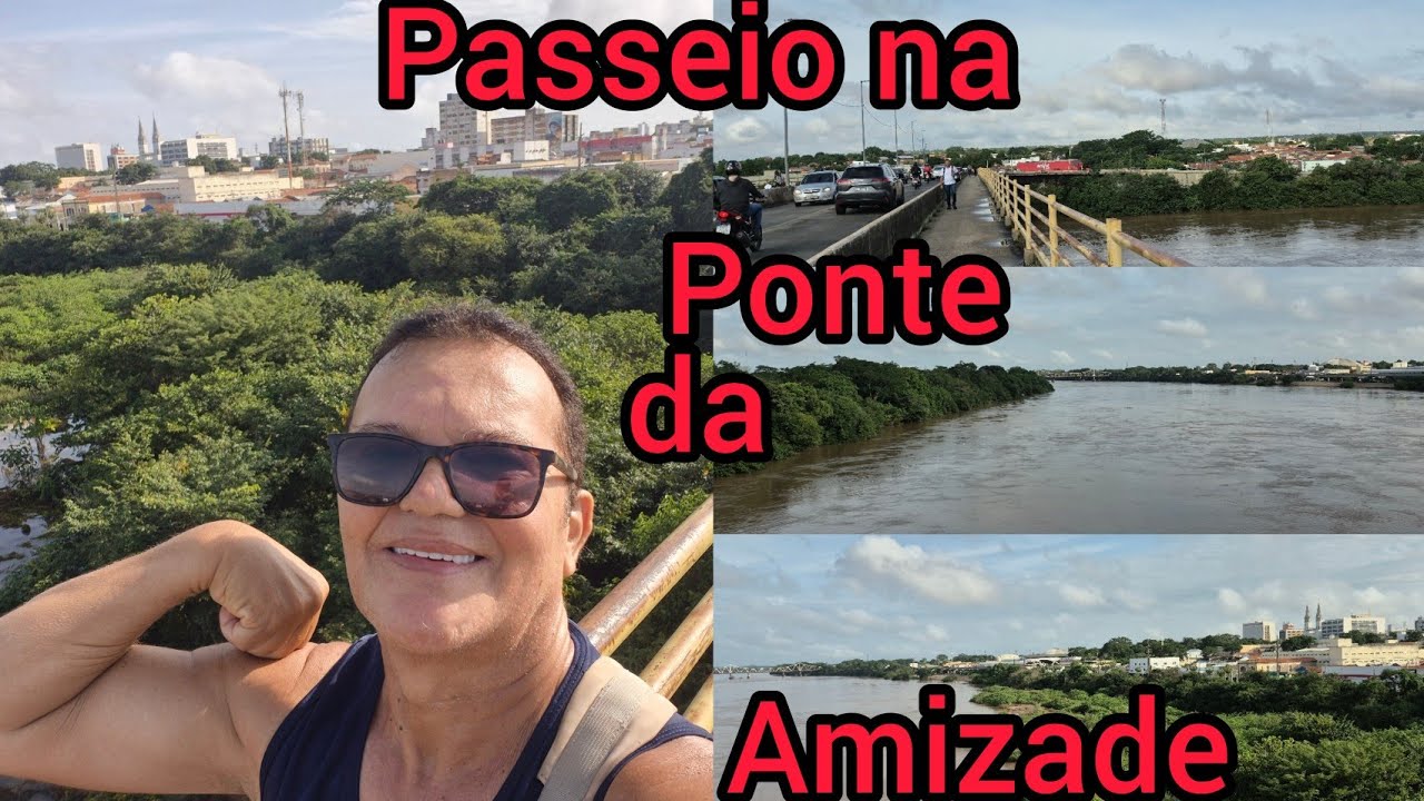 Atravessando cedinho a ponte da Amizade. Teresina Piauí 