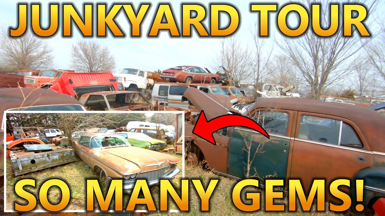 Another Kansas Junkyard FULL Of Rare Cars! | Amazing Junkyard Finds | Old Car Junkyard Tour!!!