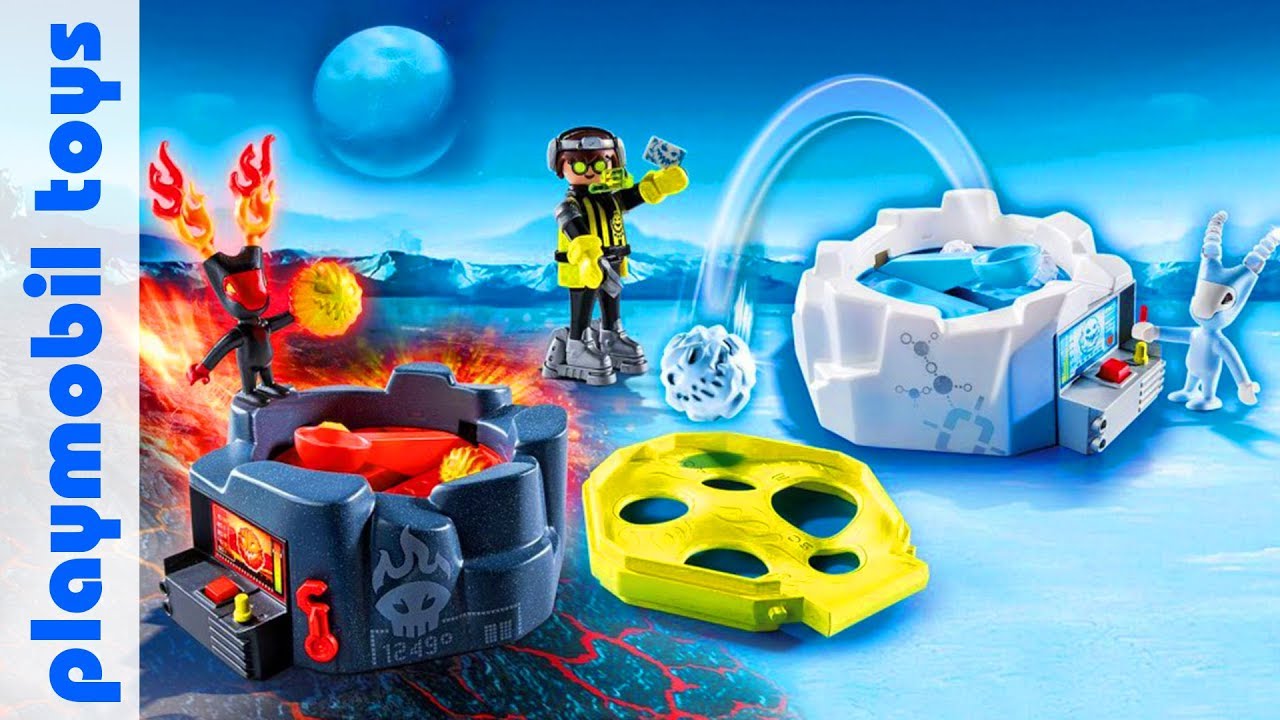 Unpack Playmobil Action 6831 Fire and Ice Action Game