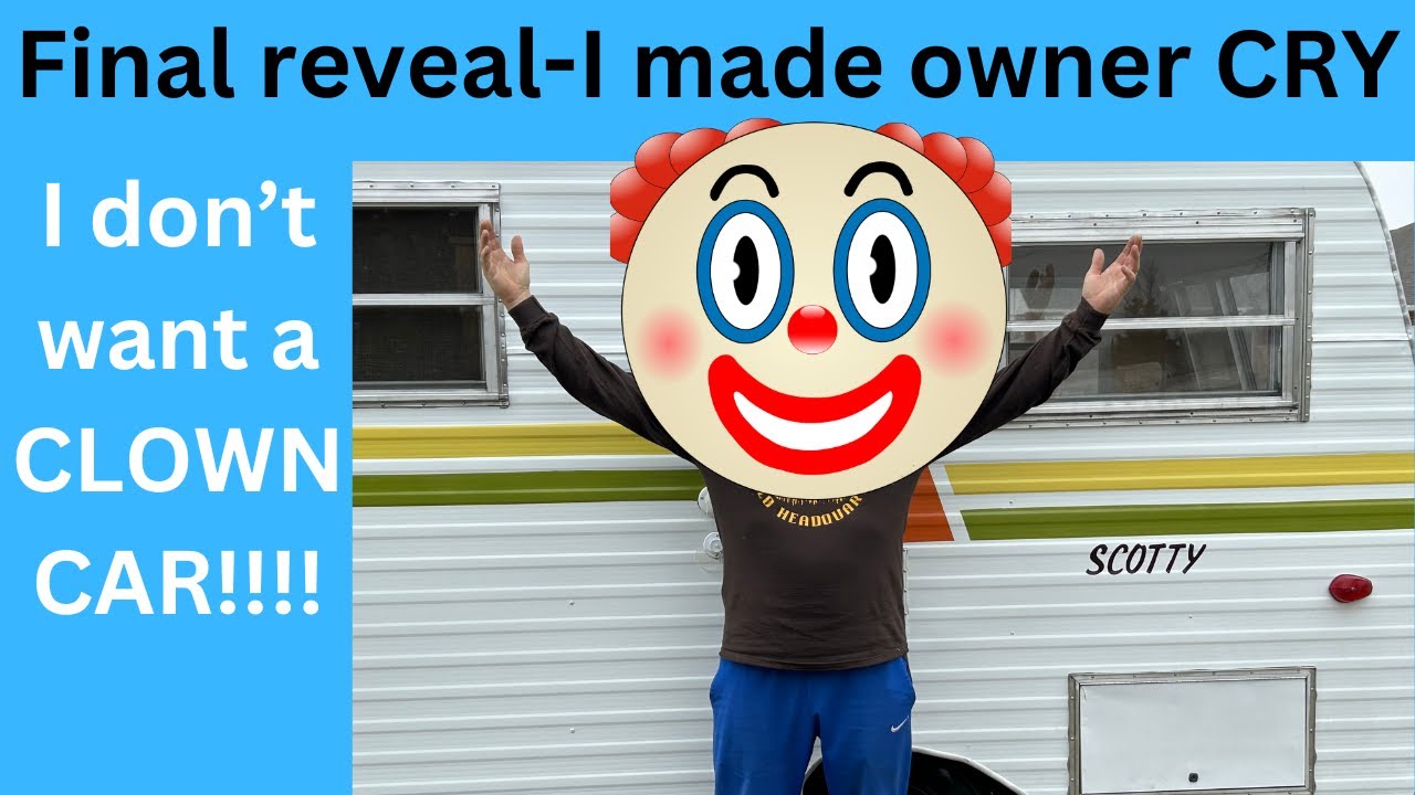 EP. 334 Live reveal made customer cry. 1982 Scotty vintage camper rebuild