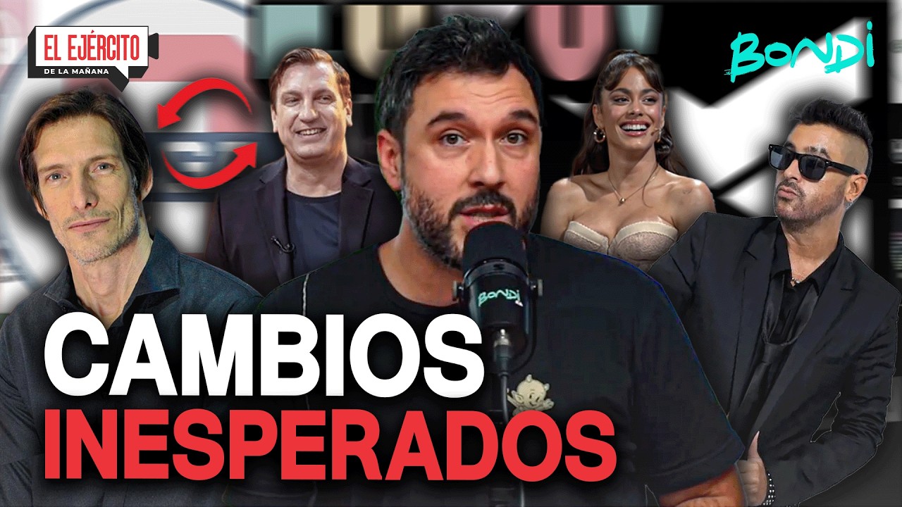 LOS IMPENSADOS Y POLÉMICOS CAMBIOS EN EL STREAMING | EL EJÉRCITO DE LA MAÑANA 12/02 | #bondi #stream