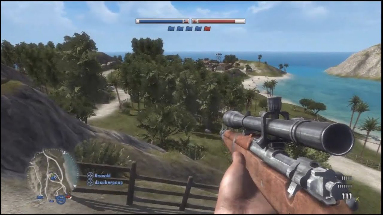 Battlefield 1943 - Conquest -  Guadalcanal (BF 1943 Online Multiplayer Gameplay)