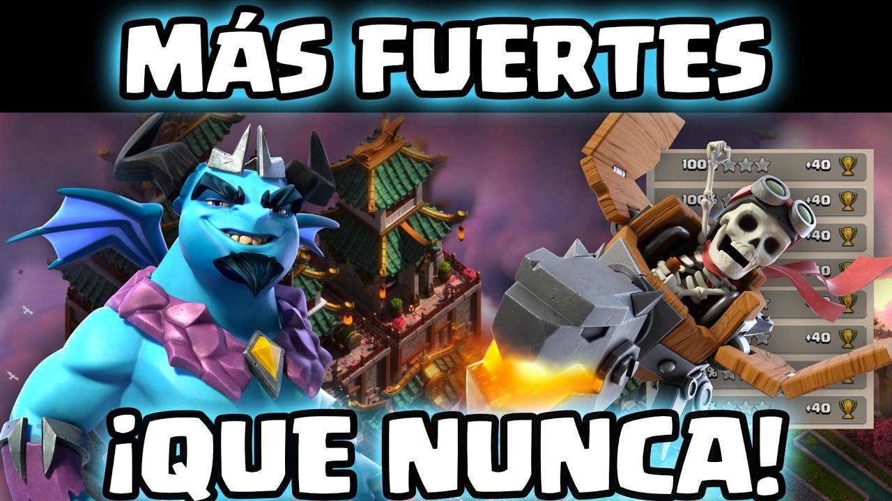 🔥Los MONTADRAGONES SON IMPARABLES🔥| SPAM AÉREO | CLASH OF CLANS