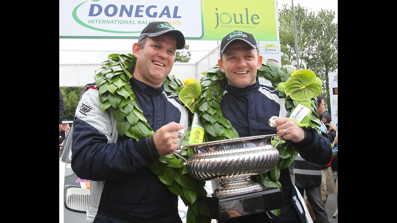 Manus Kelly & Donall Barrett winners of Donegal Rally 2016