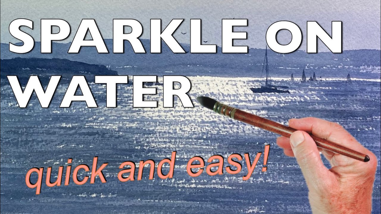 Paint Light on Water the Easy Way | Beginner watercolour